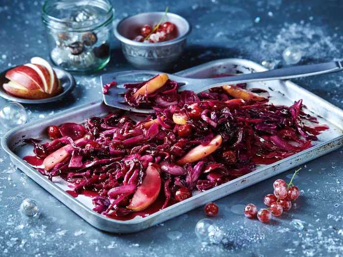 Red cabbage cooked in beer will pair perfectly with any duck or venison on the menu.