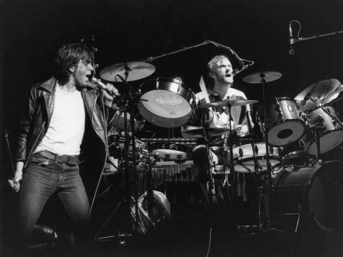 Phil Collins sang backup vocals while drumming before becoming Genesis