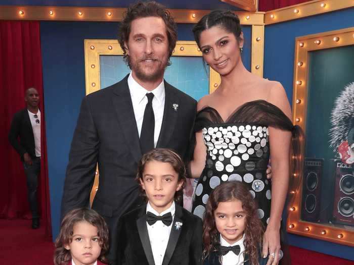 2020: McConaughey said he would like "eight more" children.