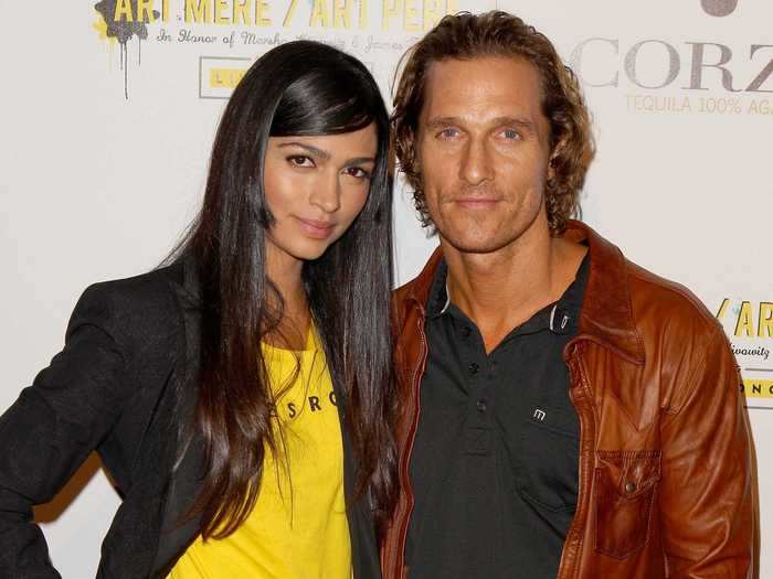 Christmas Day 2011: McConaughey proposed to Alves, although, as he tells it, she didn