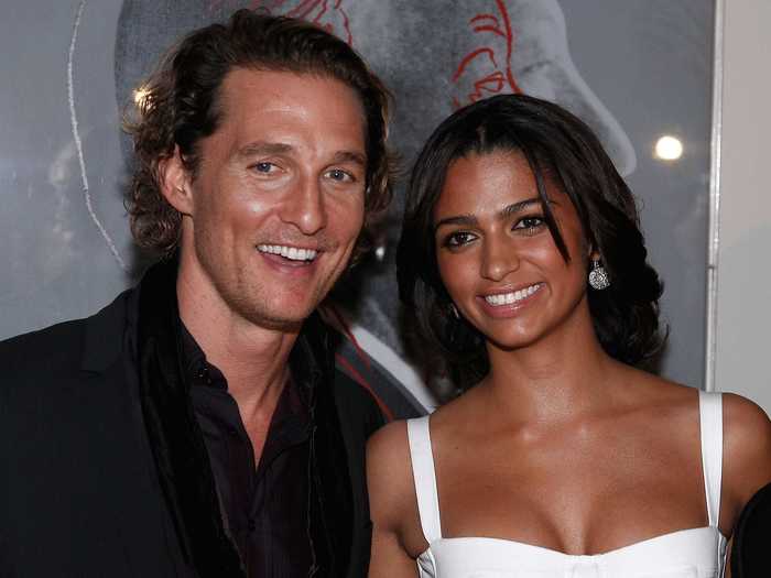 2006: The pair had their first date at McConaughey