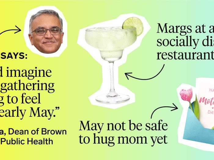 By May, going to an indoor restaurant for margaritas could be back in style, in some spots.