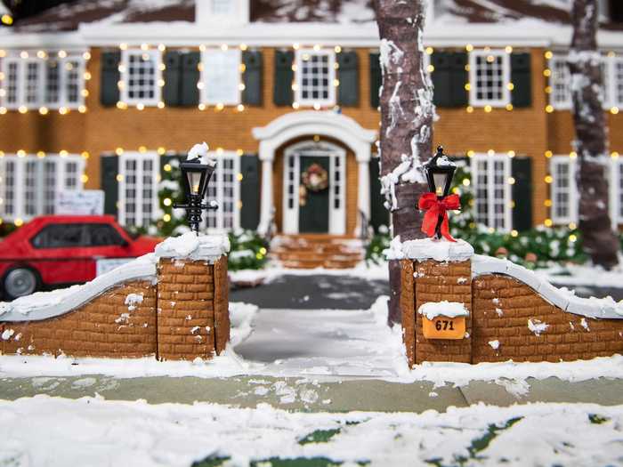 She sketched designs of her favorite features, baked the gingerbread, and meticulously re-created the famous McCallister home from the bottom up.