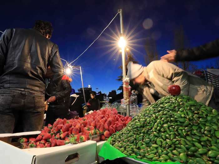 Iranians traditionally celebrate Nowruz - the Persian New Year - with produce that welcomes in the spring.