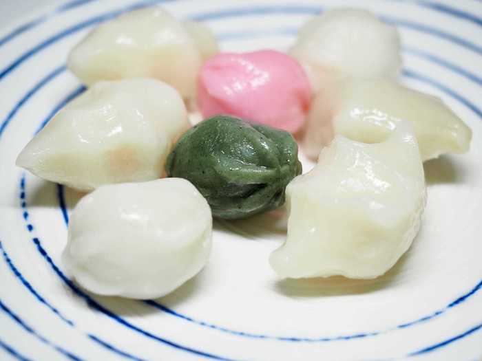 One of the crops celebrated in this harvest festival is rice. To honor the crop, Koreans make songpyeon - rice cakes usually stuffed with chestnuts, red beans, or sesame seeds - a staple food for the celebration.