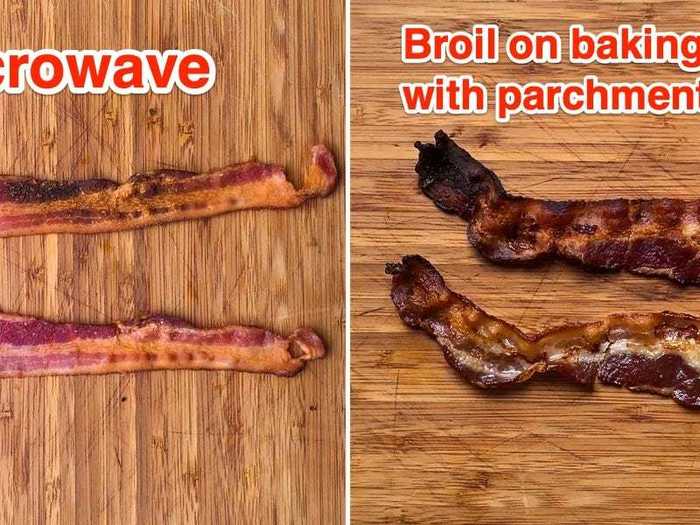 Bacon can take on drastically different textures depending on how you cook it.