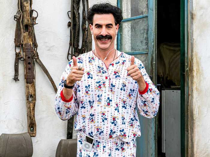 "Borat 2" was one of the most talked-about movies of the year.