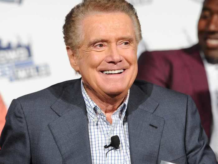 TV personality and game show host Regis Philbin died in July at 88 years old.