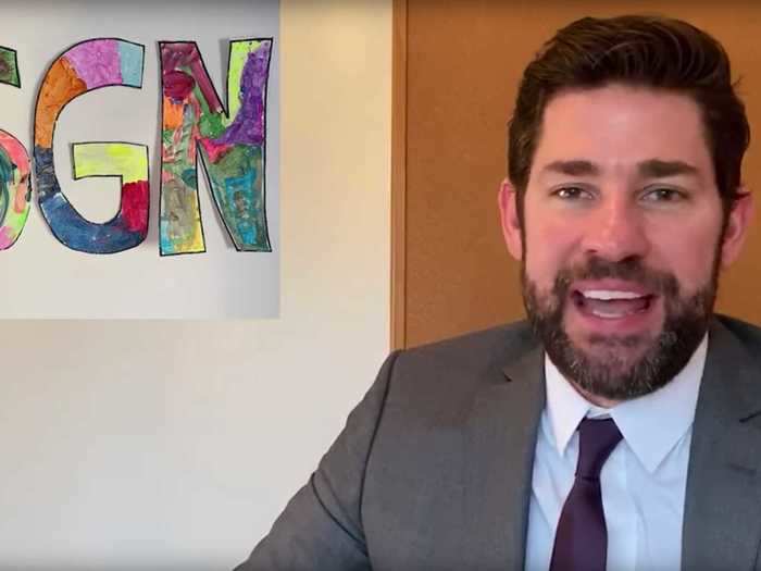 John Krasinski launched a feel-good web series called "Some Good News."