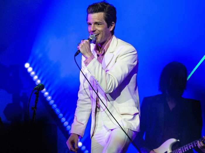 The Killers frontman Brandon Flowers shared a 30-second video of himself washing his hands while singing "Mr. Brightside," one of the band