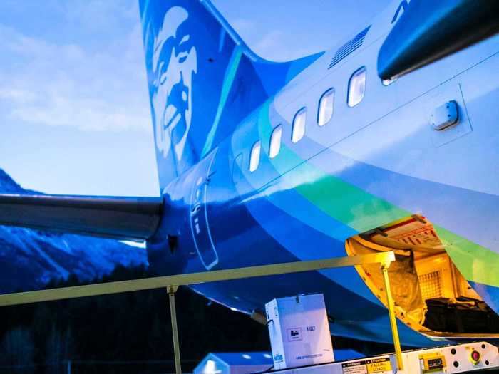 On the other side of the world in the US, Alaska Airlines was tasked with bringing the vaccines to rural communities across its namesake state.