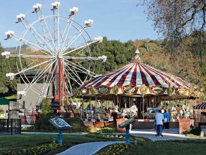 Neverland Ranch used to include an amusement park. But Colony Capital removed the rides and turned the area into a "zen garden" when it purchased the ranch in 2008.