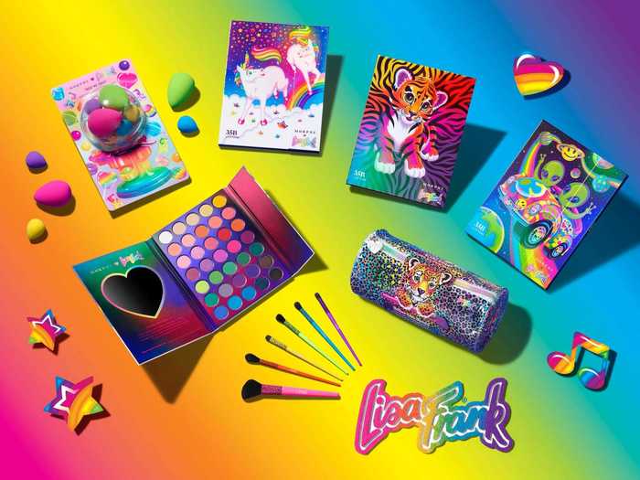 Lisa Frank collaborated with Morphe on a 