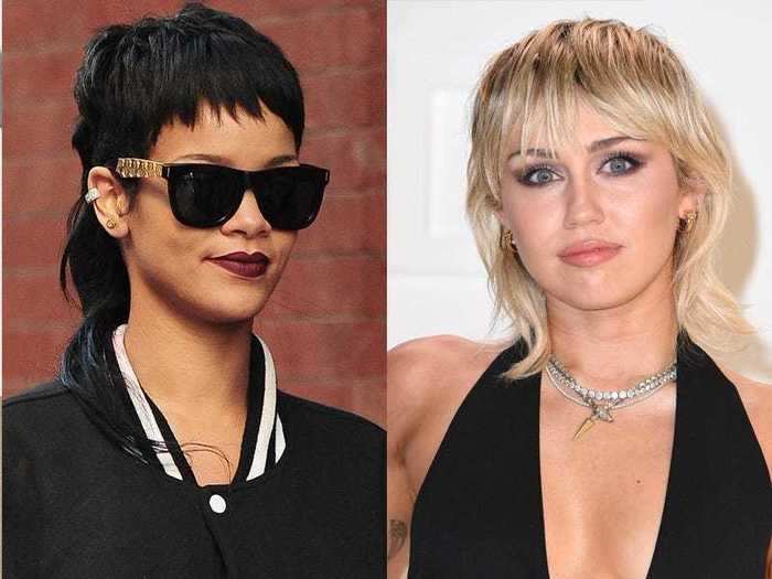 Mullets and shag haircuts came back into style thanks to celebrities.