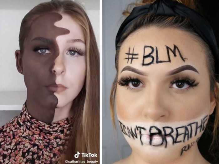 In early June, beauty influencers spoke out against makeup looks inspired by George Floyd and the Black Lives Matter movement.