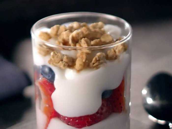 Yogurt parfaits have also been removed from menus.