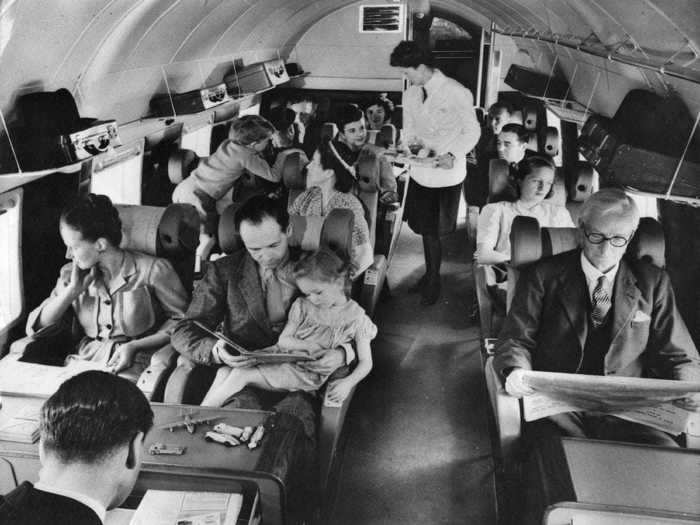 Flying was becoming more and more mundane in the 1960s, and was generally a relaxed affair.