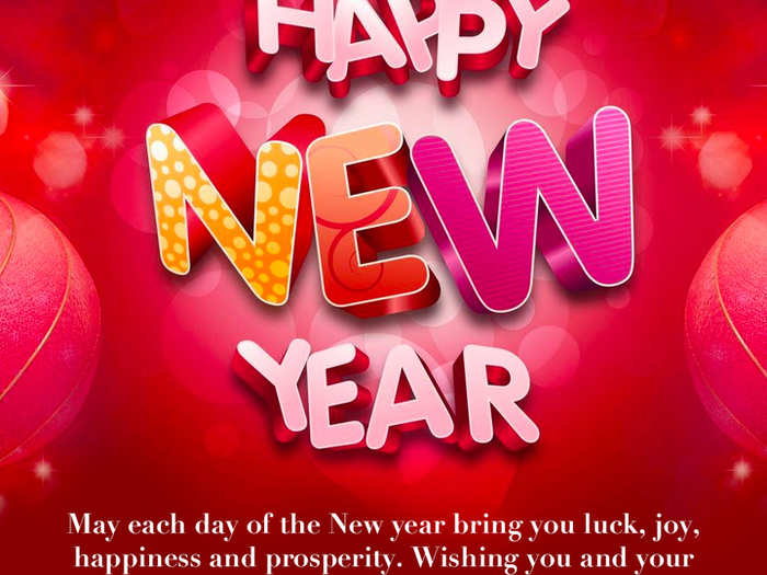 New year bring your Luck and happiness