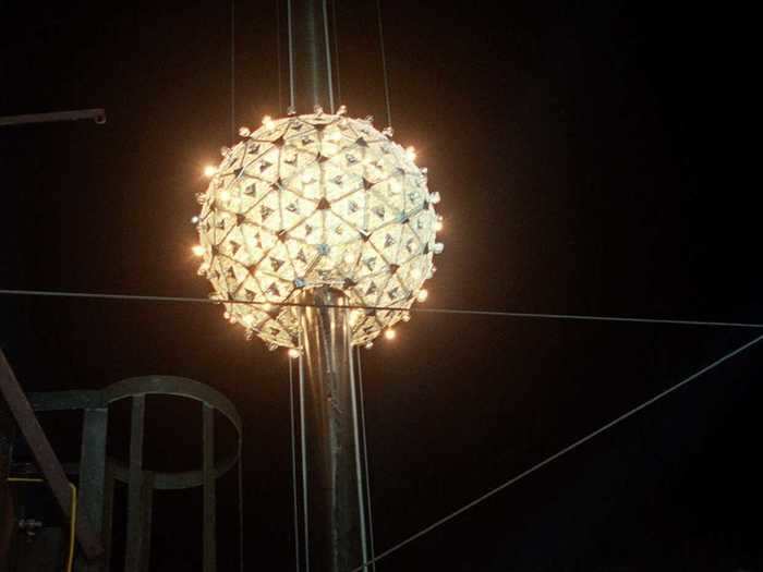 At the turn of the century, the Times Square ball was completely transformed and redesigned using crystals.