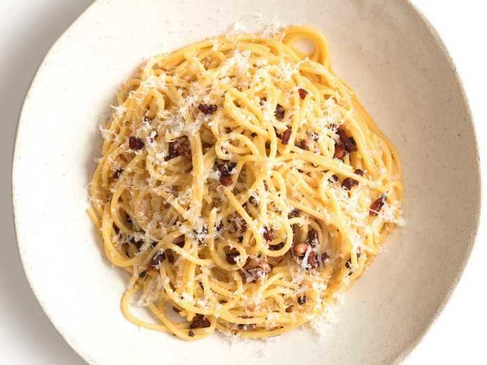 Michelin-starred chef Josh Emett considers this carbonara to be an essential recipe in any cook