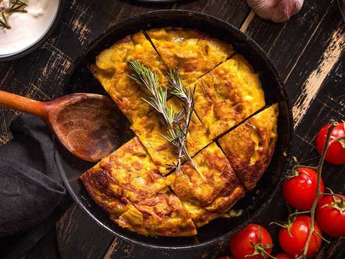 A tortilla Española makes for a hearty breakfast in no time.