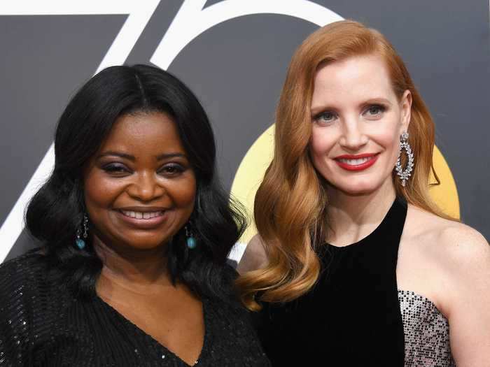 Chastain also helped Octavia Spencer negotiate for higher pay after Spencer shared what it was like as a woman of color in the film industry.