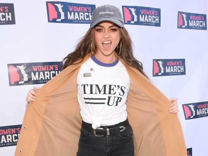 Sarah Hyland showed her support for Time