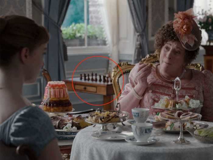 When Violet invites Lady Berbrooke for tea, there