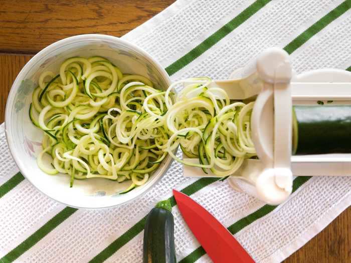 Air fryers can help you to avoid soggy zoodles.