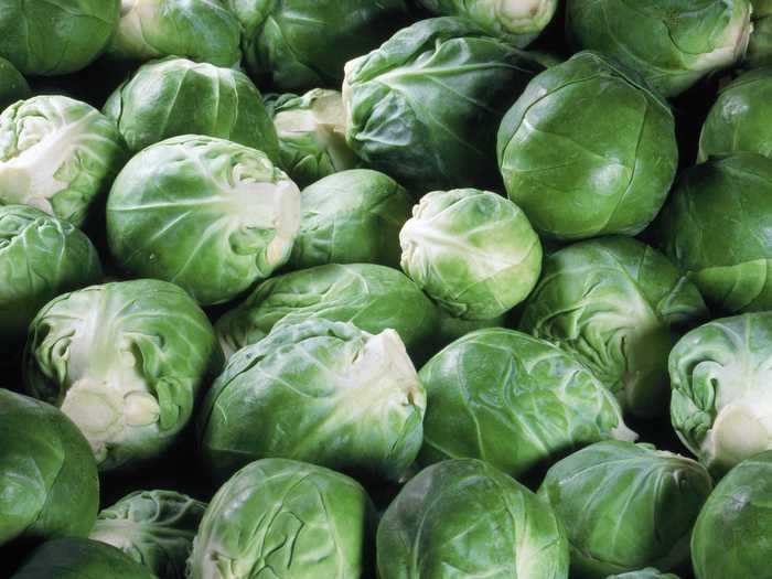 Brussel sprouts get nice and crispy in the air fryer, even without oil.