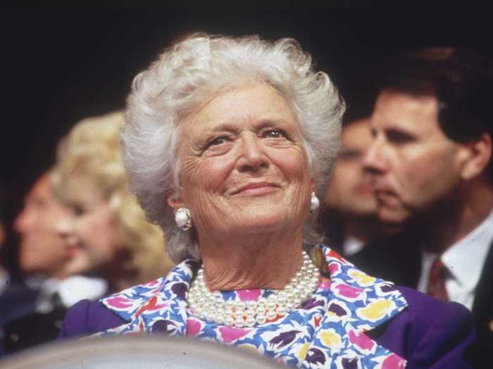 This is the real Barbara Bush.