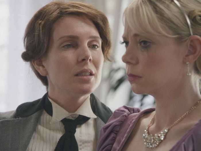 June Diane Raphael tried her hand at playing a tongue-in-cheek version of Eleanor Roosevelt in "Another Period."