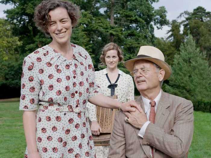 Olivia Williams played Eleanor Roosevelt in "Hyde Park on Hudson," a 2012 British historical comedy. She looks significantly less put-together than the real woman.