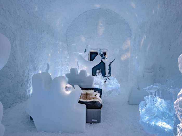 The Kodex Maximus deluxe suite is one of Icehotel