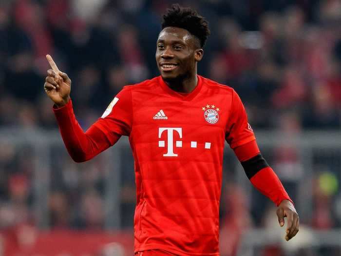 15. Alphonso Davies - Bayern Munich and Canada