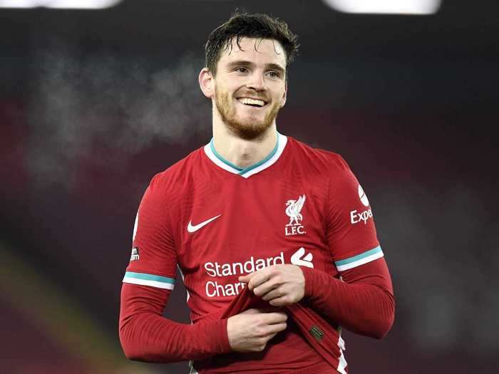 17. Andy Robertson - Liverpool and Scotland