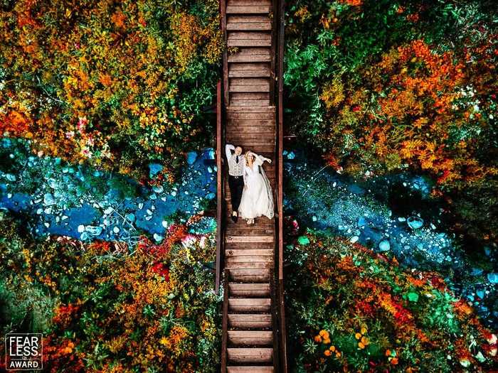 Colorful scenery made impressive photos look even more eye-catching.