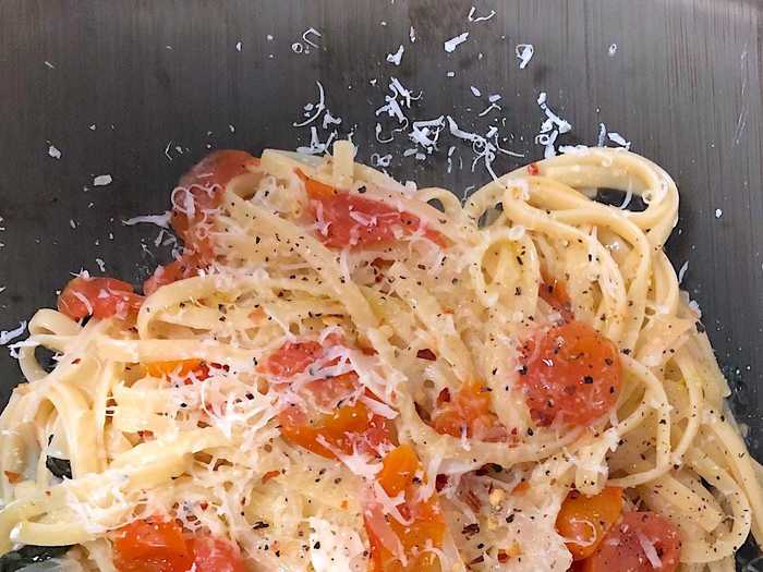 Martha Stewart proved to me that you could make a full pasta dinner with just one pan.