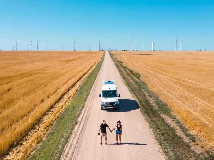 Kara and Nate began their journey in Tennessee. From there, they traveled to Colorado and continued west.