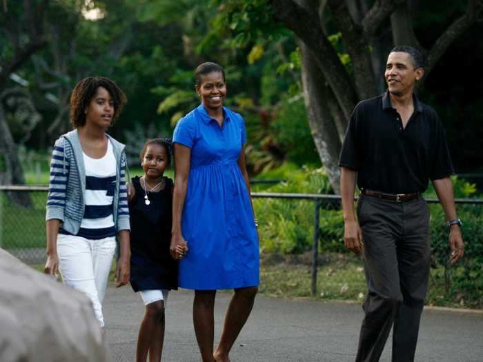 The Obamas have long spent their Christmas and New Year
