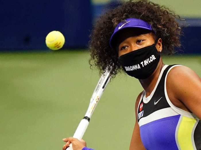 September 12: Naomi Osaka wins the US Open after wearing masks honoring victims of police brutality while taking the court for each of her seven matches