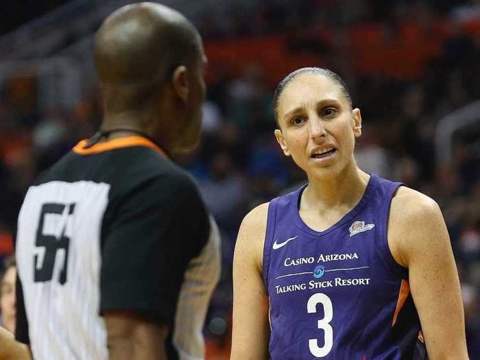 August 21: WNBA legend Diana Taurasi told referees "I