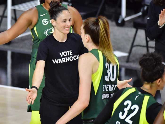 August 4: WNBA players openly endorse Rev. Raphael Warnock in Georgia