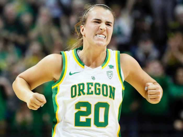 February 24: Sabrina Ionescu makes history as the first college player - man or woman - to accrue 2,000 points, 1,000 assists, and 1,000 rebounds in her career mere hours after eulogizing Kobe and Gigi Bryant
