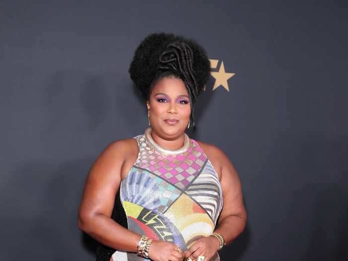 A few days later, Lizzo wore a Mary Katrantzou gown with custom patchwork for the NAACP Image Awards.