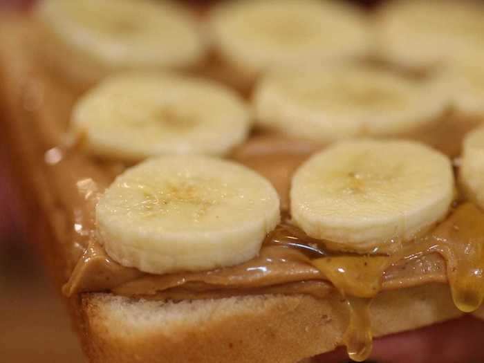 Whip up toast with peanut butter and banana slices for a simple and fun breakfast.