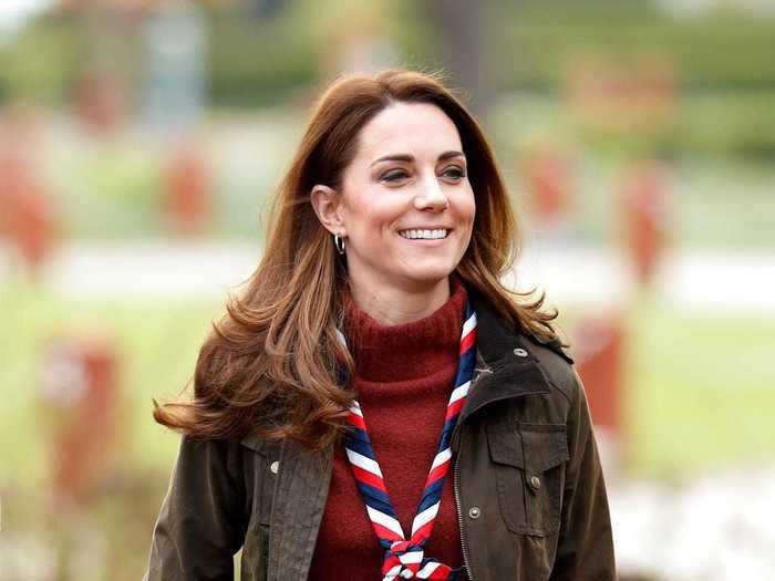 Kate Middleton wore an outdoorsy outfit to visit the UK Scouts