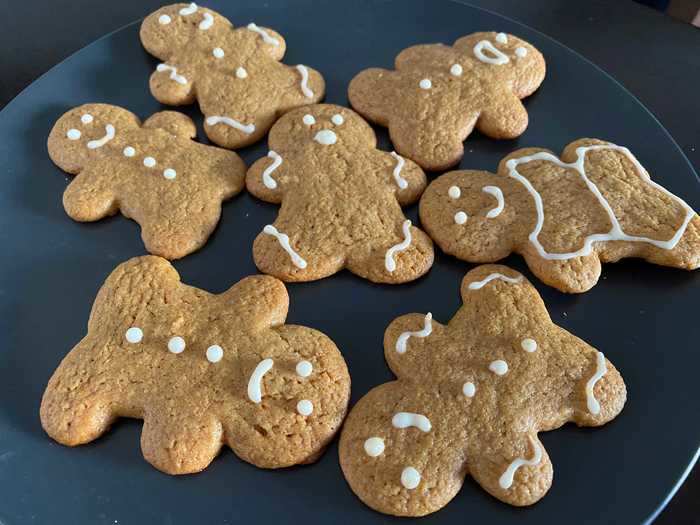 The cute, puffy gingerbread cookies by Alex Guarnaschelli will make another appearance next holiday season.