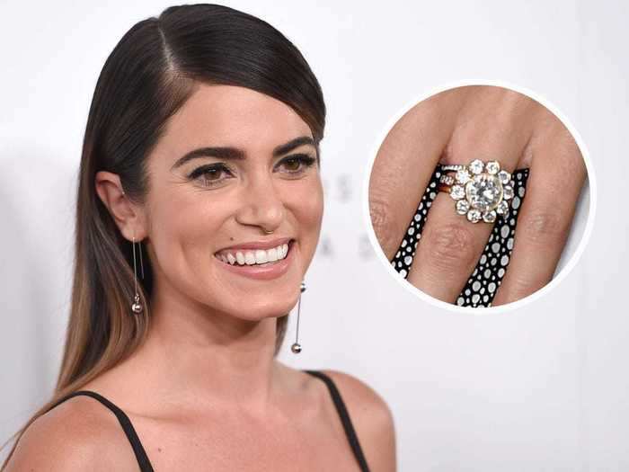 Nikki Reed received a flower-shaped ring from the "Vampire Diaries" actor Ian Somerhalder in 2015.