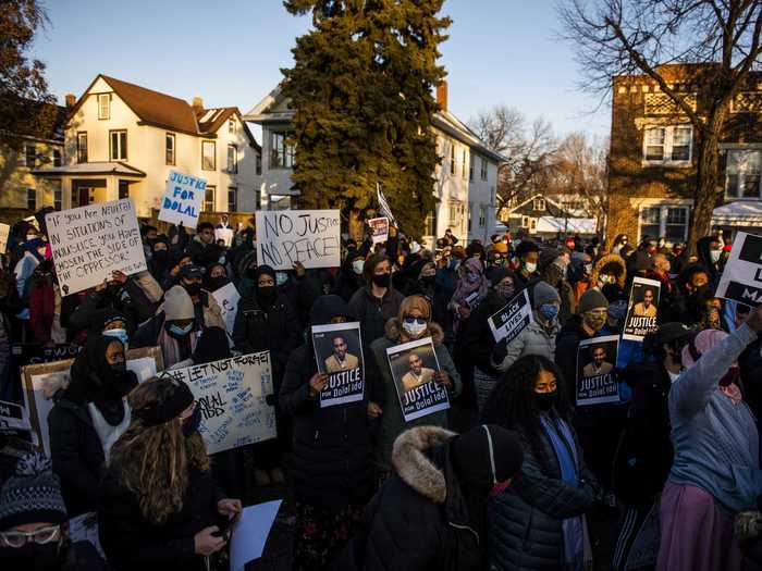 However, a protest organizer told local outlets the release of the video wasn